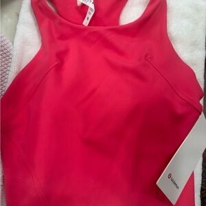 Lululemon Athletica Coral Wunder Train Racerback Tank NWT